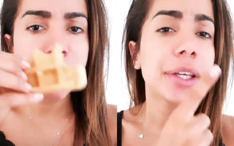 Anitta promete live de comemoração caso sister saia no paredão.