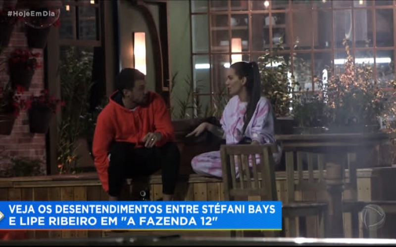 Clima pesa entre Lipe e Stéfani na Fazenda