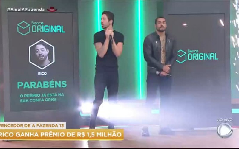Rico é o grande vencedor de A Fazenda 13